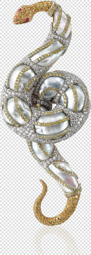 Buccellati   Brooches   Snake Brooch   High Jewelry   Snake High Jewellery  HD Png DownloadTransparent PNG