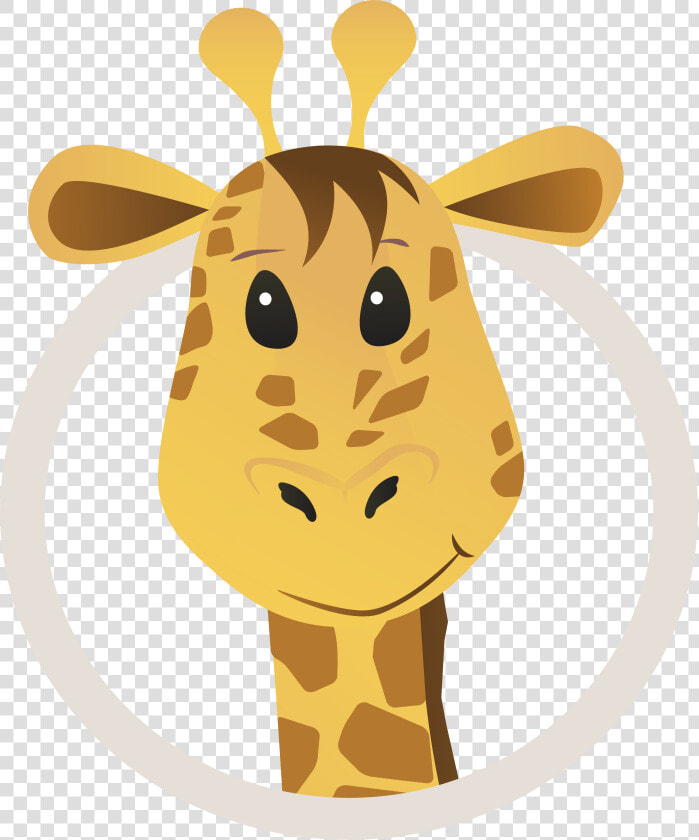 Giraffe Clipart Neck Head   Cartoon Giraffe Head Drawing  HD Png DownloadTransparent PNG