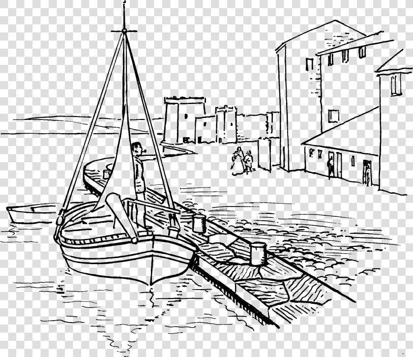 Jetty Clipart Black And White  HD Png DownloadTransparent PNG