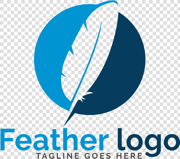 Feather Elegant Logo Design   Graphic Design  HD Png DownloadTransparent PNG