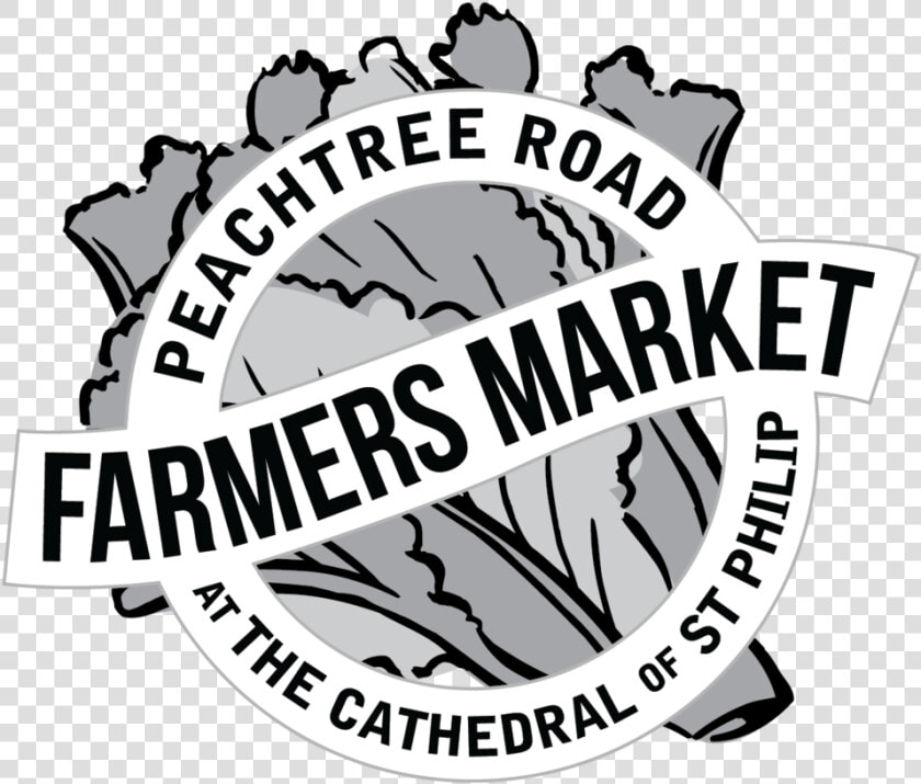 Peachtree Road Farmers Market Black And White  HD Png DownloadTransparent PNG