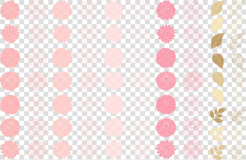 Clip Art Pink And Gold   Pink And Gold Polka Dots Transparent  HD Png DownloadTransparent PNG