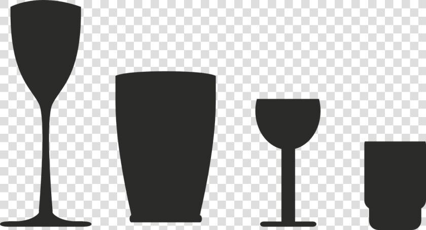 Glass  Silhouettes  Chalice  Shots  Symbols  Icons   Stemware  HD Png DownloadTransparent PNG