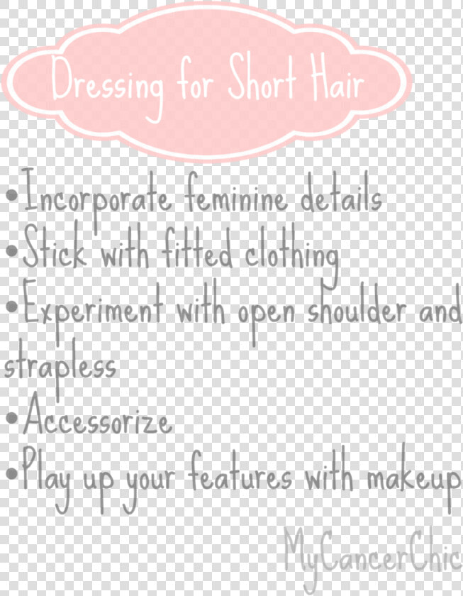 Dressing For Short Hair Graphic   Chirp  HD Png DownloadTransparent PNG