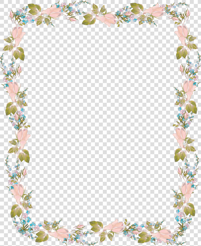 Wedding Border Designs Png   Flower Borders For Invitation  Transparent PngTransparent PNG