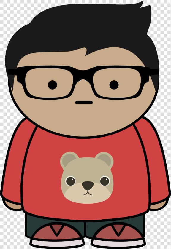 Clip Art Boy With Glasses   Cartoon Boy With Glass  HD Png DownloadTransparent PNG