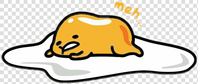  gudetema  gudetama  egg  japan  kawaii  meh  cute   Gudetama  HD Png DownloadTransparent PNG