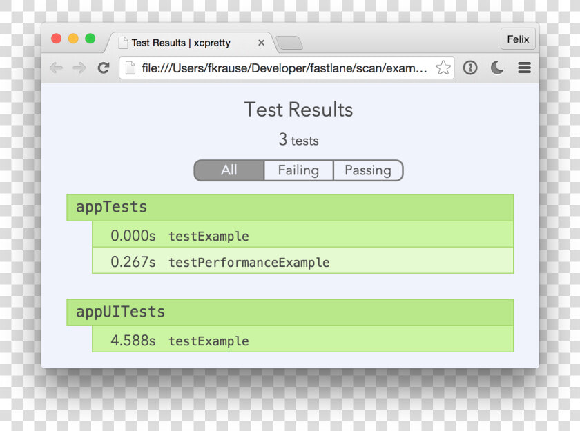 Img actions scanhtml   Fastlane Test Report  HD Png DownloadTransparent PNG