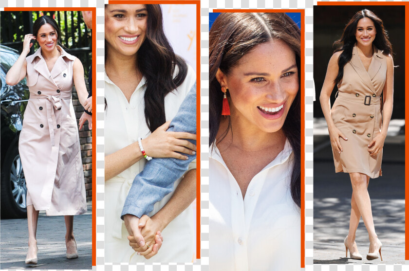 The Subtle Message Of Meghan Markles South Africa Tour   Style Meghan Markle Dress  HD Png DownloadTransparent PNG