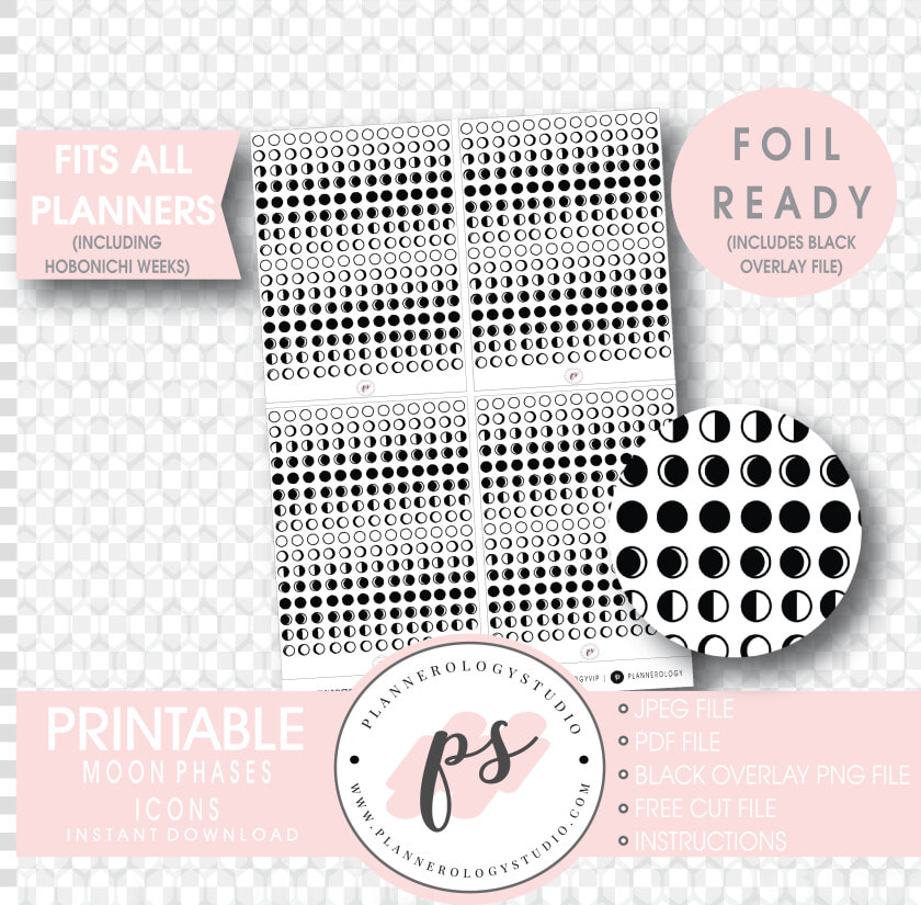 Transparent Moon Icon Png   Free Printable Planner Icon Stickers  Png DownloadTransparent PNG