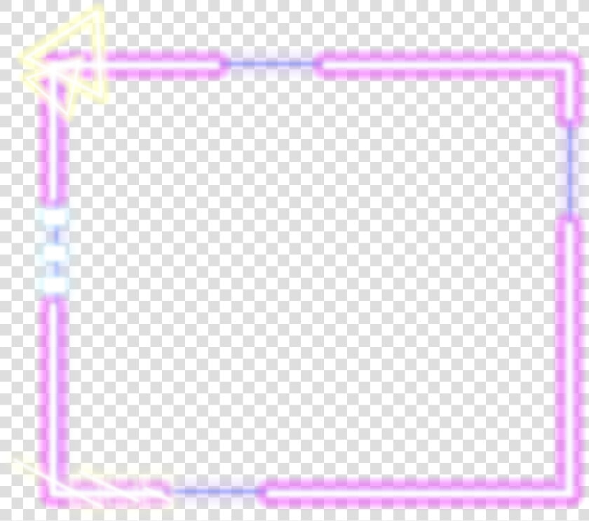  square  neon  geometric  frame  triangle  overlay   Picsart Neon Frame Png  Transparent PngTransparent PNG