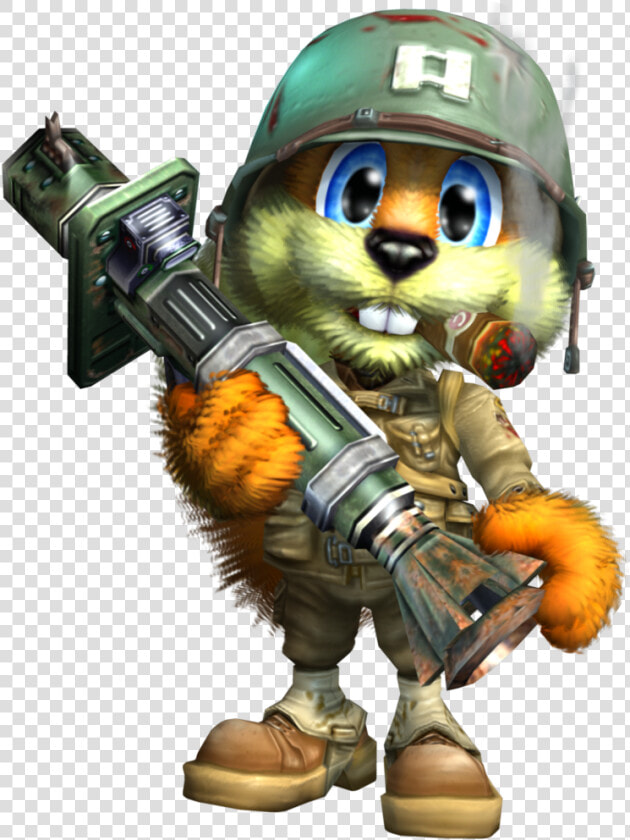 Dk Vine • Gallery • Conker   Conker Bad Fur Day Bazooka  HD Png DownloadTransparent PNG