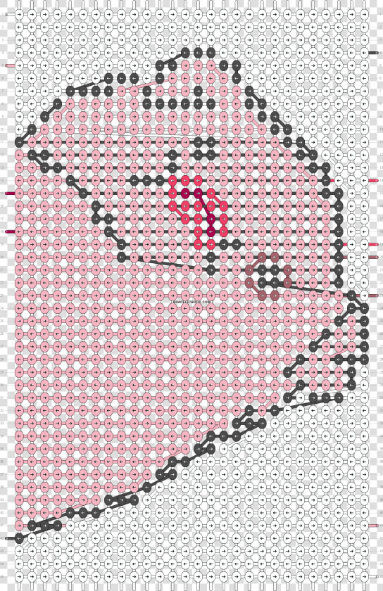 Alpha Pattern   Bügelperlen Vorlage Tabaluga  HD Png DownloadTransparent PNG