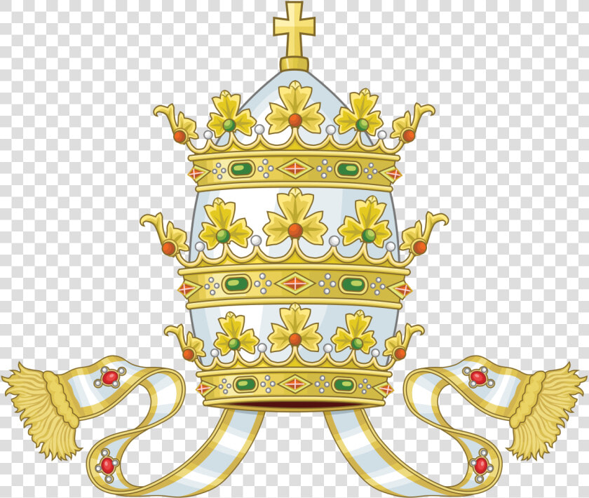 Crown Of Pope Heraldry  HD Png DownloadTransparent PNG