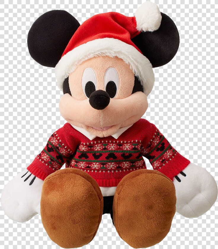 Christmas Mickey Mouse Hat Png Download Image   Weihnachten Mickey Stofftier 2018  Transparent PngTransparent PNG