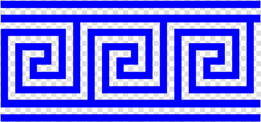 Blue  Border  Greek  Key  Pattern  Repeating  Square   Greek Pattern Png  Transparent PngTransparent PNG