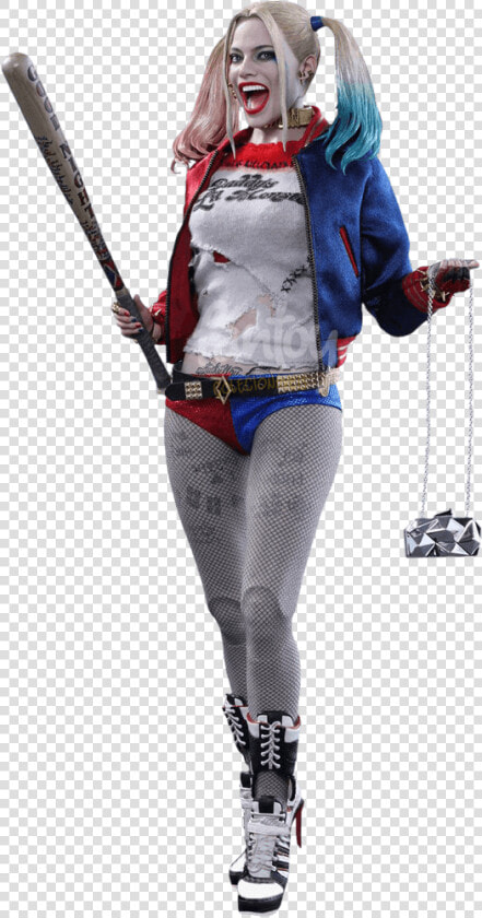 Harley Quinn   Suicide Squad   Hot Toys   New Suicide   Harley Quinn Margot Robbie Png  Transparent PngTransparent PNG