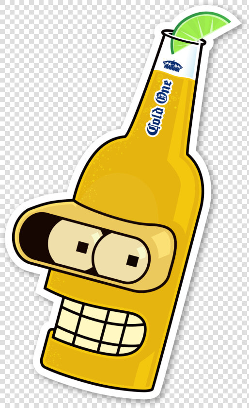 Image Of Bender   Sticker Heineken Png  Transparent PngTransparent PNG