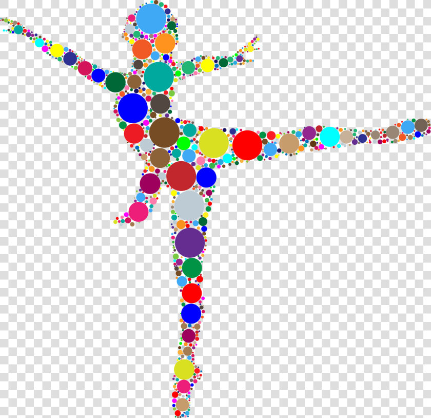 Colorful Ballet Dancer Circles Clip Arts   Clipart Colorful Dancers  HD Png DownloadTransparent PNG