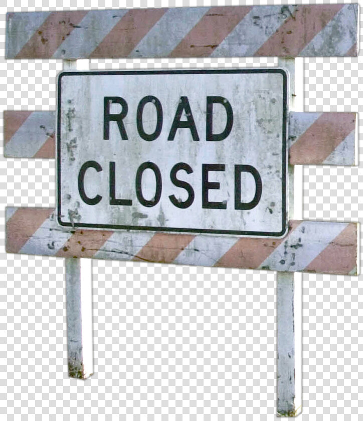 Road Sign Road Closed  HD Png DownloadTransparent PNG