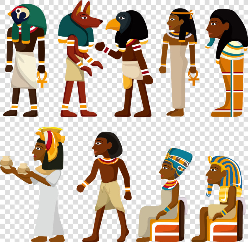 Clip Art Ancient Egyptian Cartoon   Pharaoh Vector  HD Png DownloadTransparent PNG