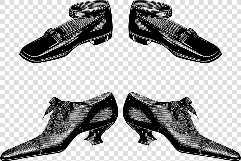 2784 Child Lady Shoes Victorian Era Free Vintage Clip  HD Png DownloadTransparent PNG