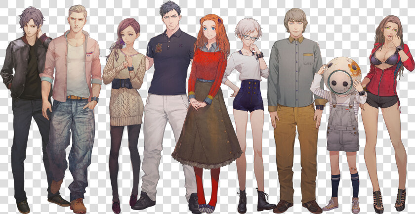 Zero Escape Zero Time Dilemma Characters  HD Png DownloadTransparent PNG