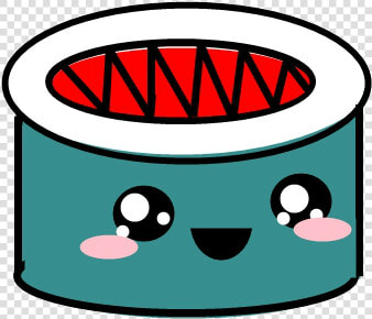 Sushi Kawaii Png By Martui44 On Clipart Library  Transparent PngTransparent PNG