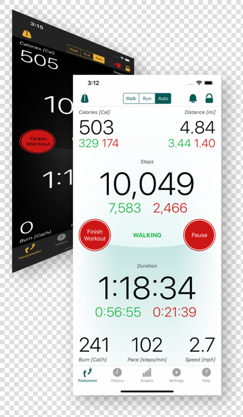 Iphone Pedometer   Calorimeter   Mobile Phone  HD Png DownloadTransparent PNG