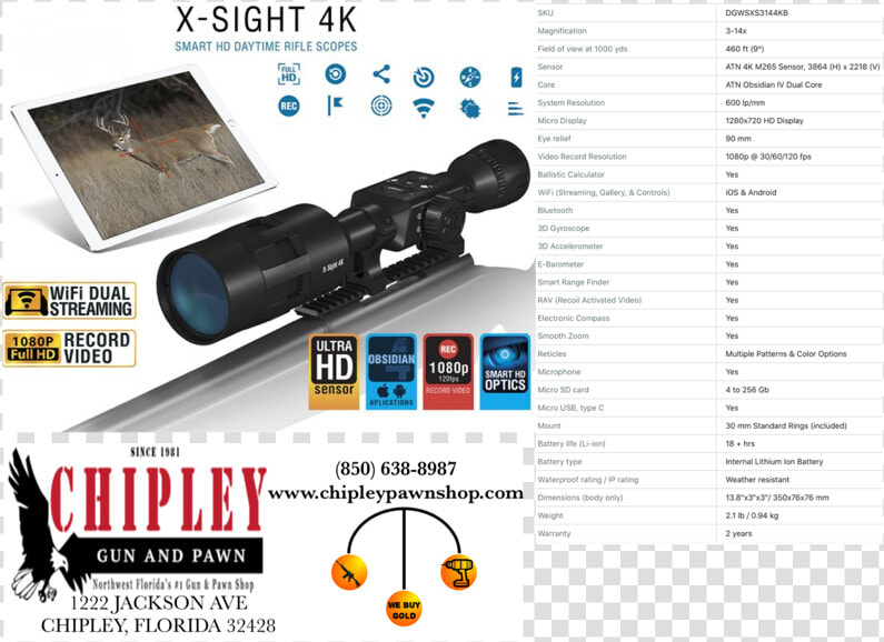 Atn X Sight 4k Pro 5 20x  HD Png DownloadTransparent PNG