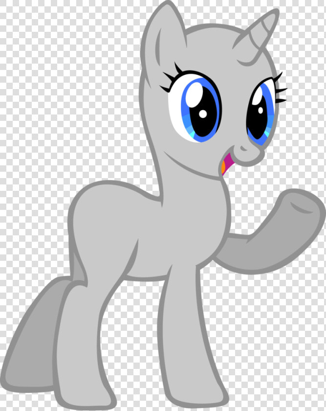 Unicorn Base Hoof Up By Colorblindbrony d6cmz9n   My Little Pony Unicorn Body  HD Png DownloadTransparent PNG