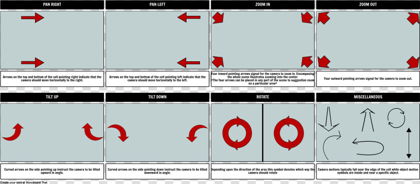 Storyboard Camera Movement  HD Png DownloadTransparent PNG