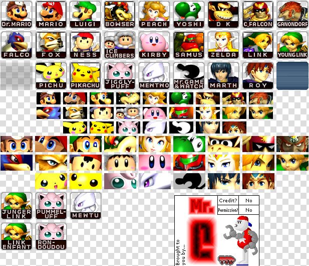 Character Icons   Super Smash Bros Melee Icons  HD Png DownloadTransparent PNG