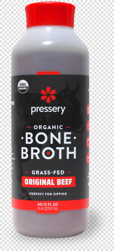 Beef Broth 50 Tall min   Bottle  HD Png DownloadTransparent PNG