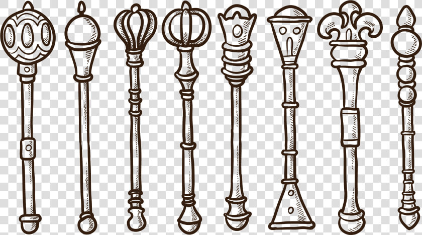 Sceptre Icons Vector   Scepter Vector  HD Png DownloadTransparent PNG