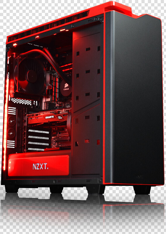 Wildfire Gaming Pc Vibox   Black Gold And Red Pc Builds  HD Png DownloadTransparent PNG