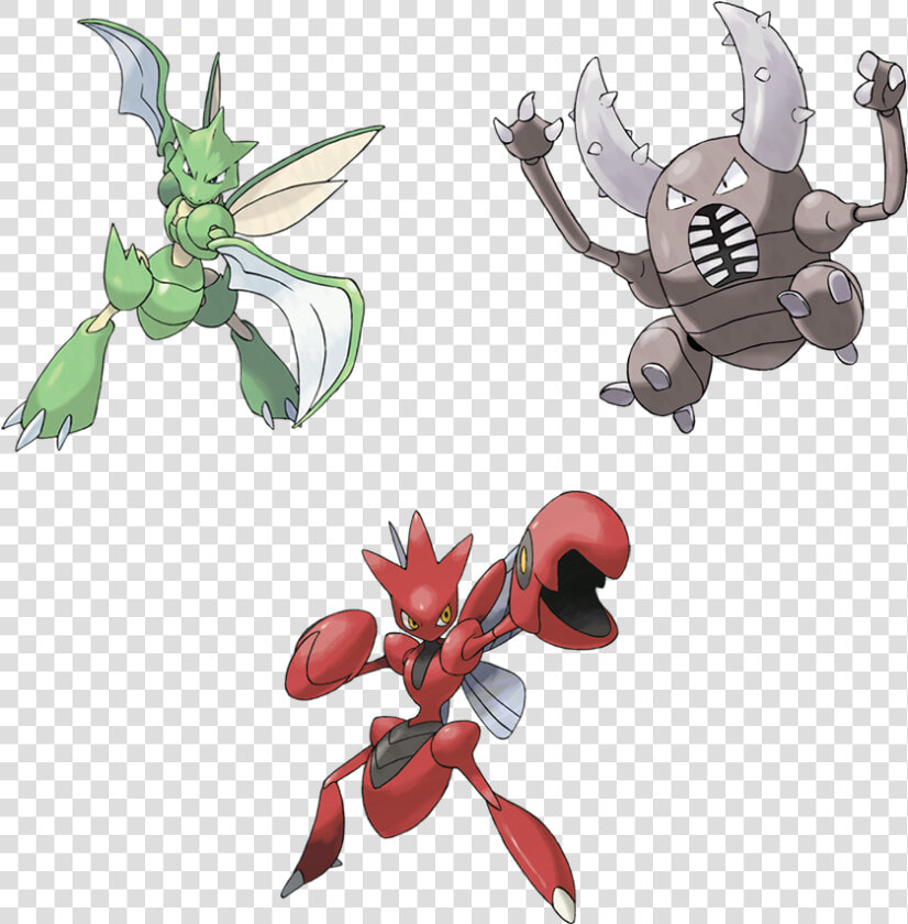 371 Kb Png   Pokemon Scyther Evolution  Transparent PngTransparent PNG