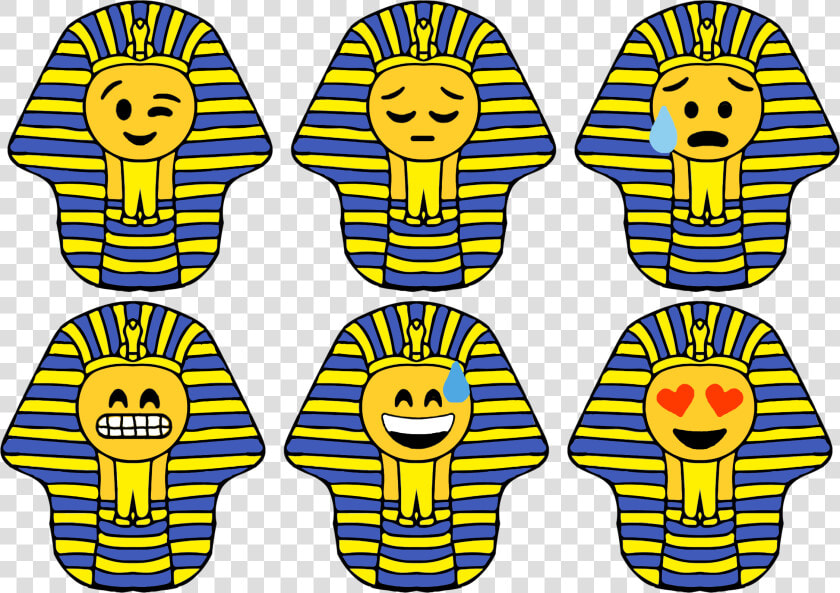 Pharaoh Smileys Clip Arts   Smiley Egypt  HD Png DownloadTransparent PNG