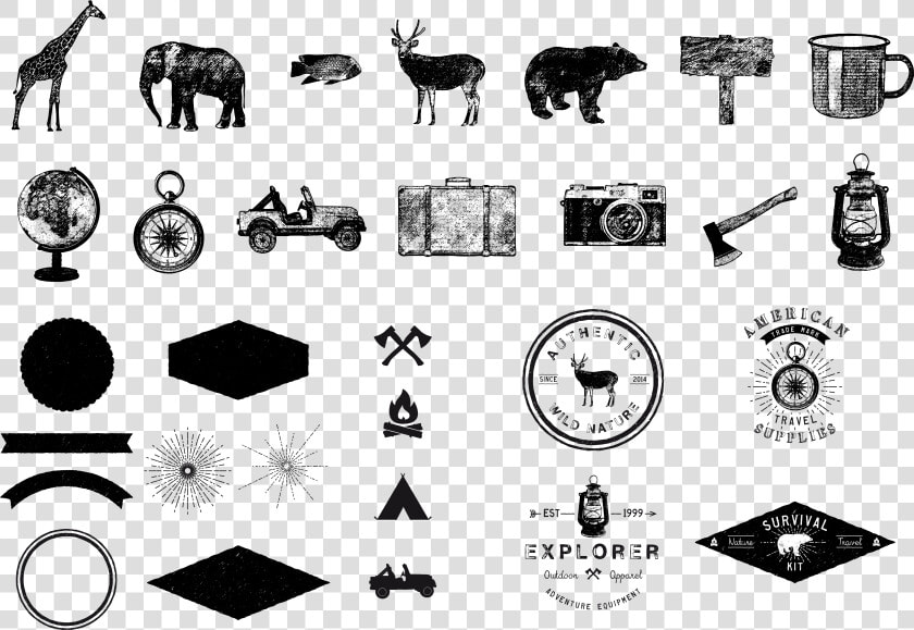 Free Adventure And Travel Graphics Collection   Adventure Vector Elements  HD Png DownloadTransparent PNG