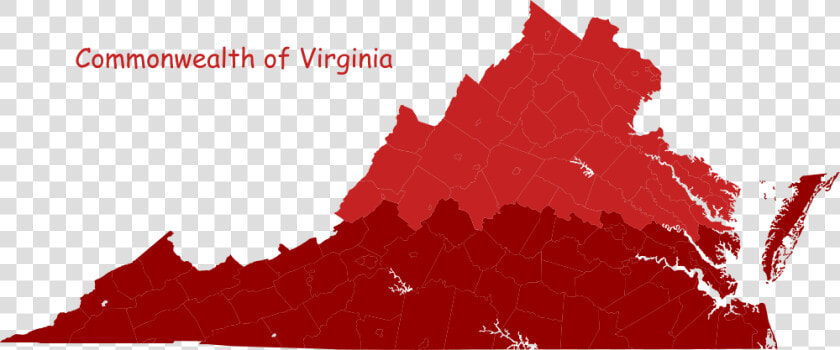 State Map   2019 Virginia Voting Map  HD Png DownloadTransparent PNG