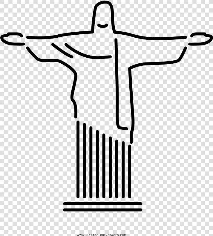 Cristo Redentor Desenho Png   Png Download  Transparent PngTransparent PNG