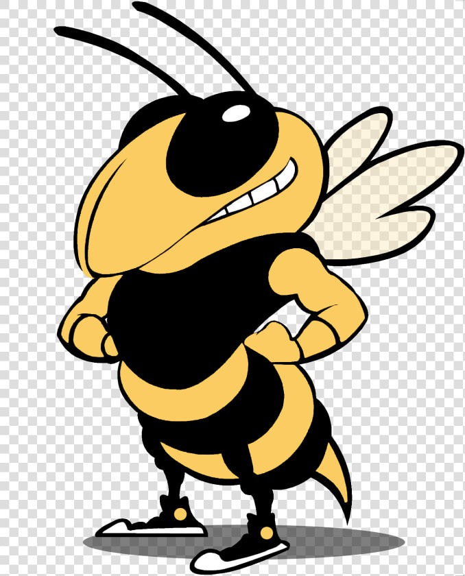 Buzz Georgia Tech Black And White Clipart   Png Download   Thomas County Yellow Jackets  Transparent PngTransparent PNG