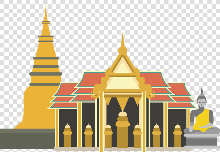 Temple Oranges Png   Thai Temple Temple Icon  Transparent PngTransparent PNG