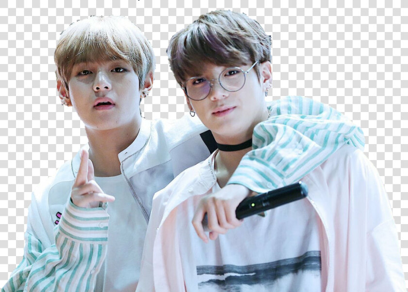 V Drawing Vkook   V And Jungkook Friendship  HD Png DownloadTransparent PNG