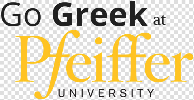 Pfeiffer Go Greek Logo   Pfeiffer University Png  Transparent PngTransparent PNG