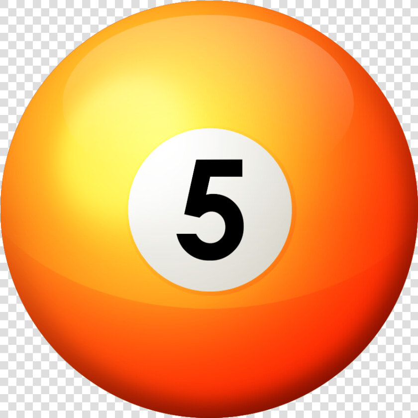 5 Ball Photo 5 Ball Real   5 Billiard Ball Png  Transparent PngTransparent PNG