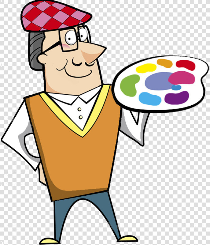 Download Drawing Clipart Easel Canvas Clip Art Cartoon  HD Png DownloadTransparent PNG