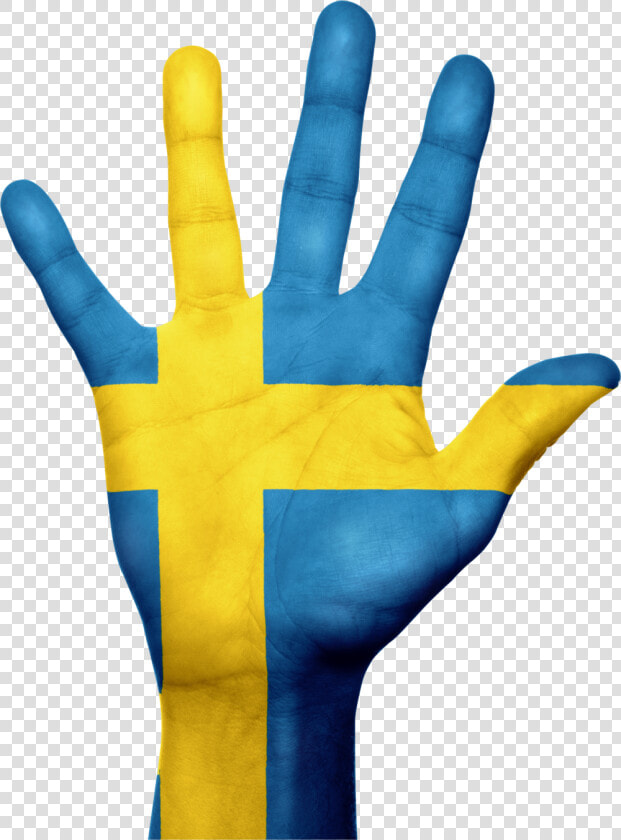 Sweden Flag Hand Png  Transparent PngTransparent PNG