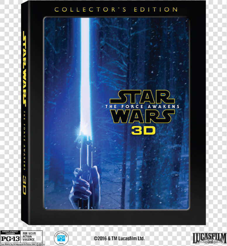 Transparent Star Wars The Force Awakens Png   Star Wars 7 Bluray 3d  Png DownloadTransparent PNG