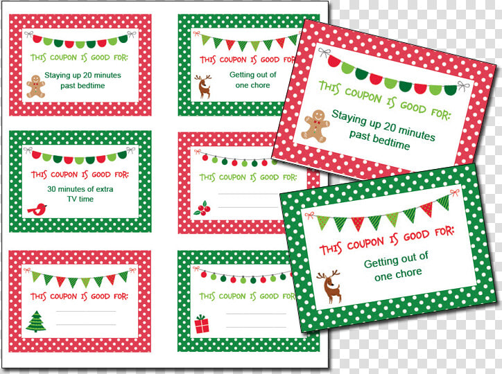 Printables Christmas Coupons Fellowes   Christmas Coupons For Kids  HD Png DownloadTransparent PNG